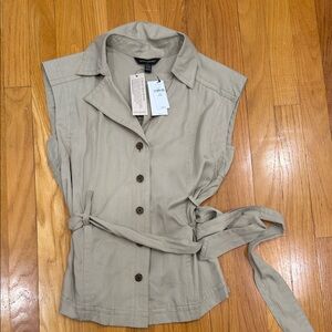 Banana Republic Beige Petite Top